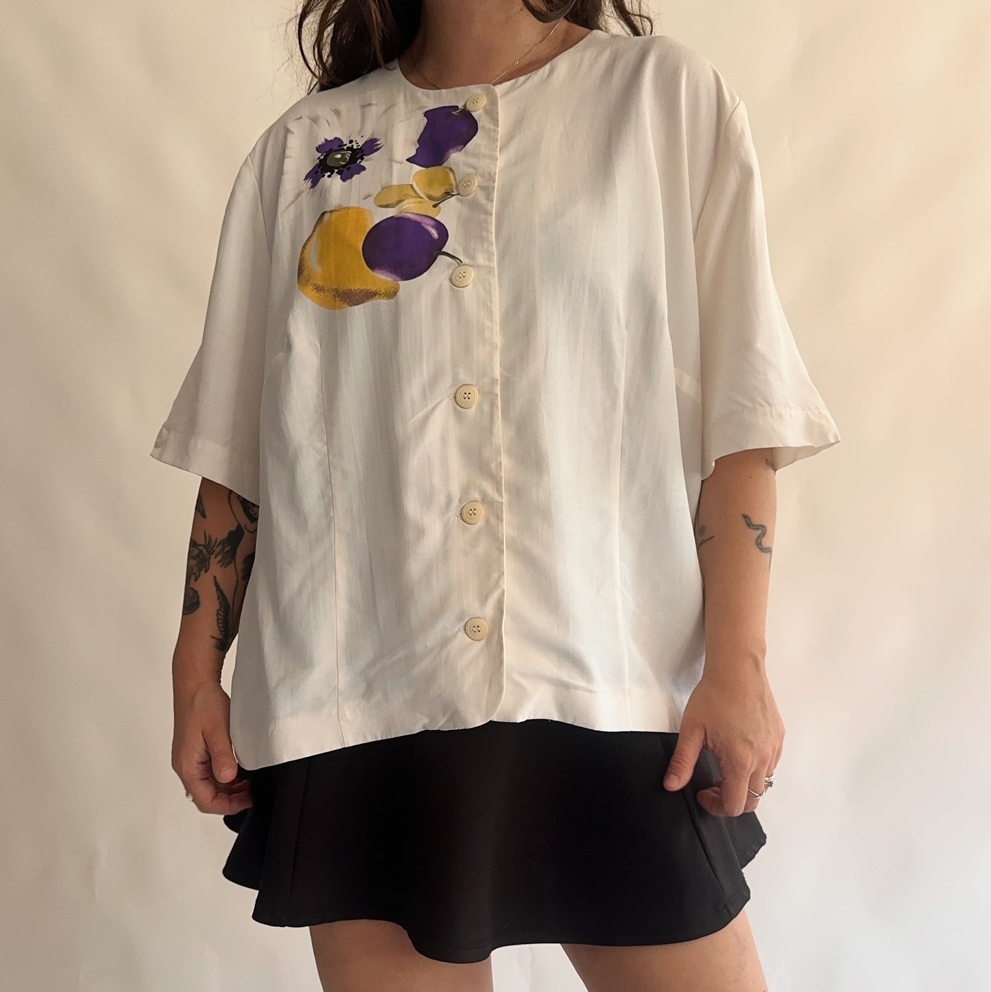 camisa vintage frutas (XL)