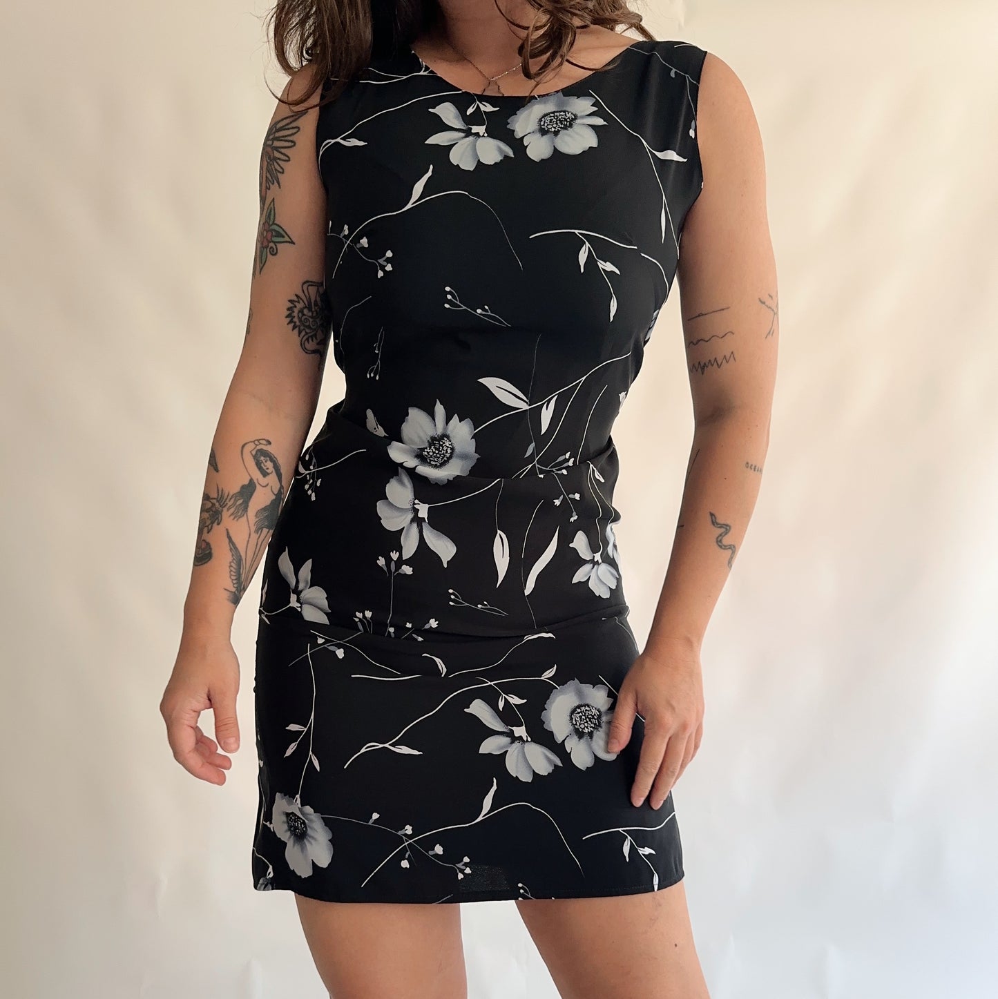 vestido vintage mini 90s (S-M)