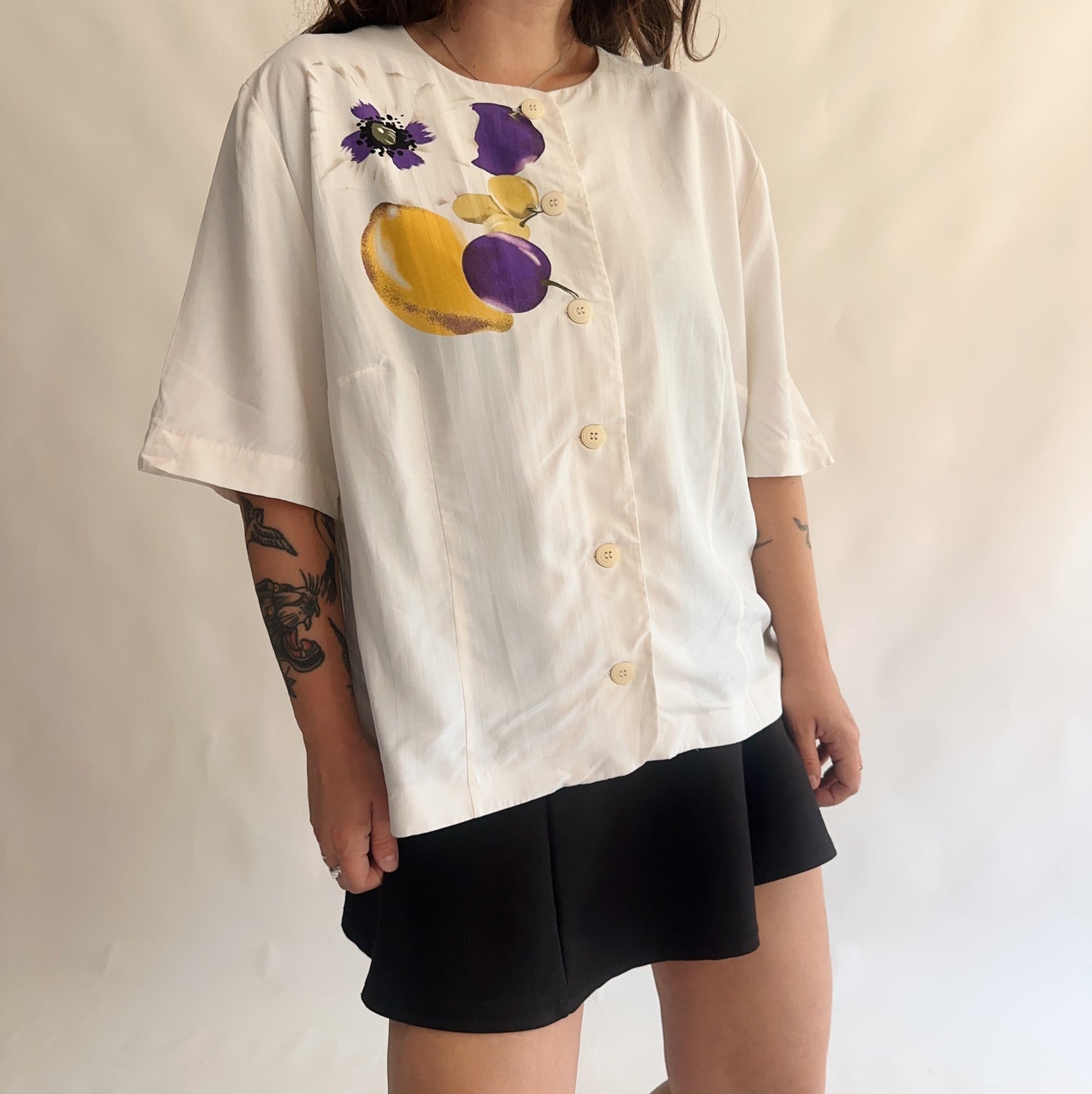 camisa vintage frutas (XL)