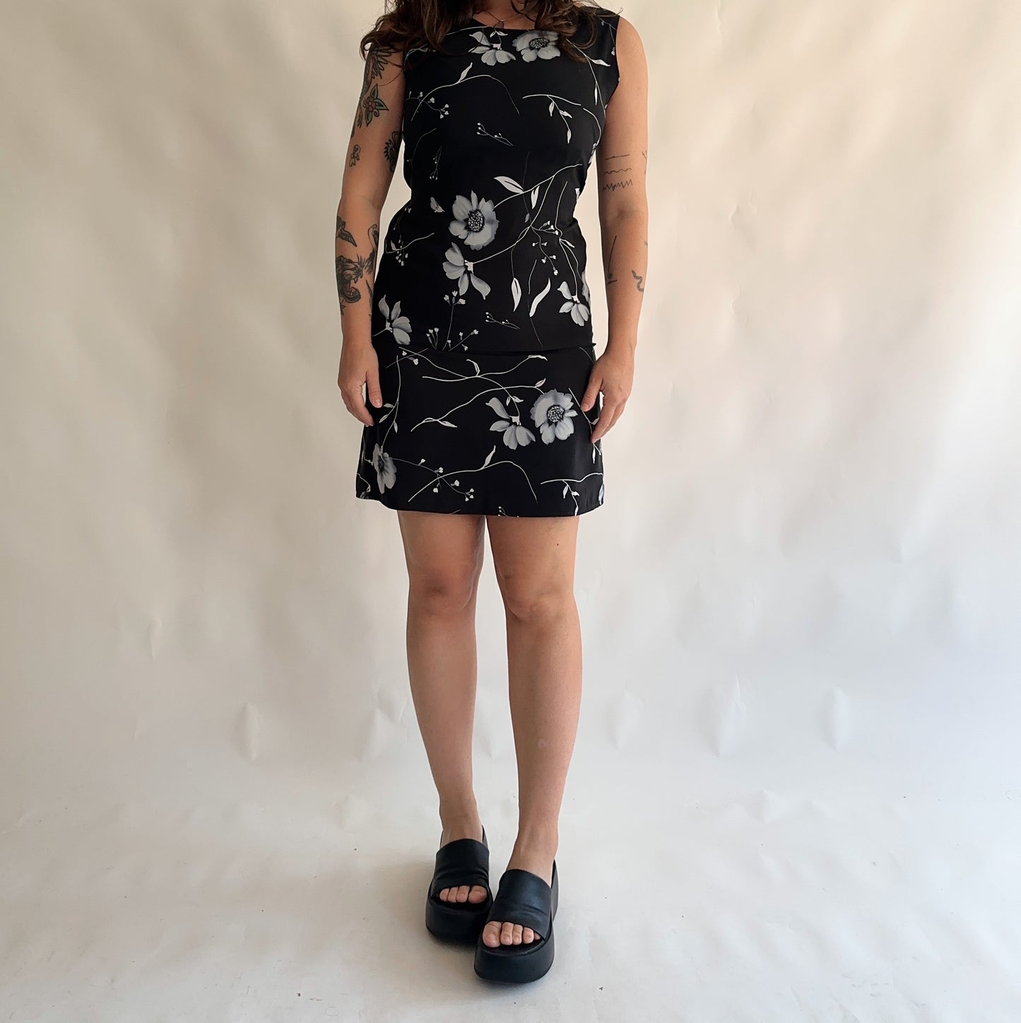 vestido vintage mini 90s (S-M)