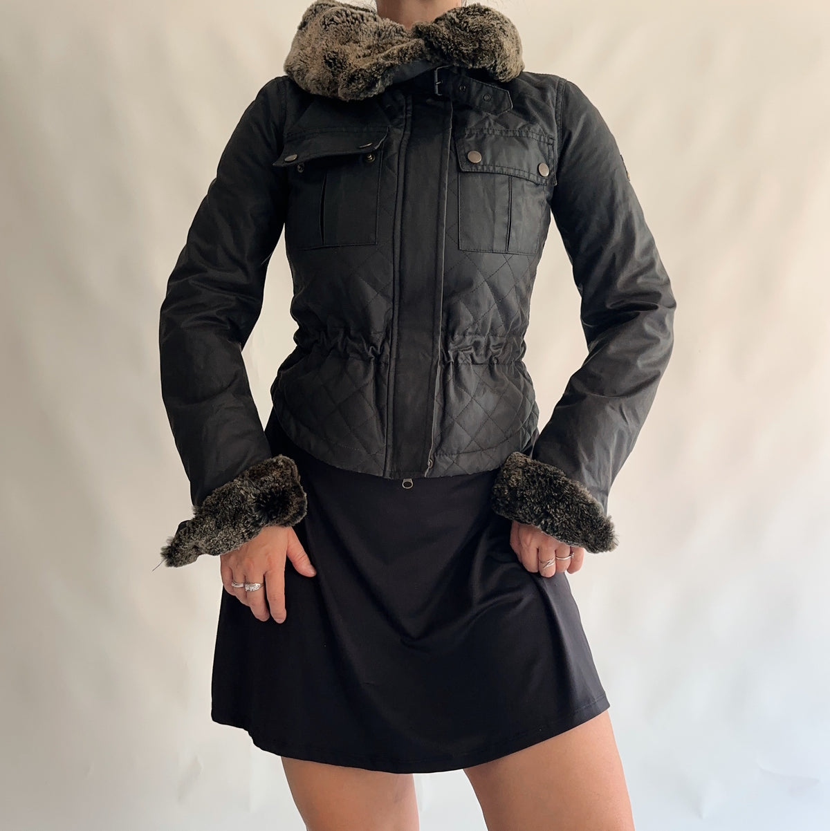 casaco waxed cotton belstaff (M)