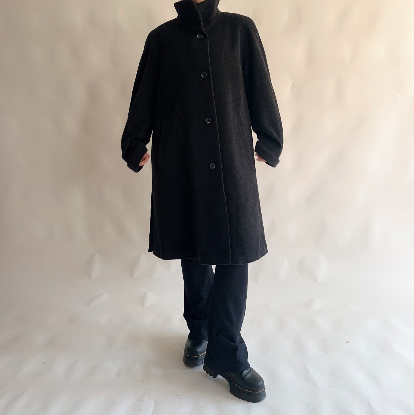 Sobretudo Vintage Lã + Angorá (L)