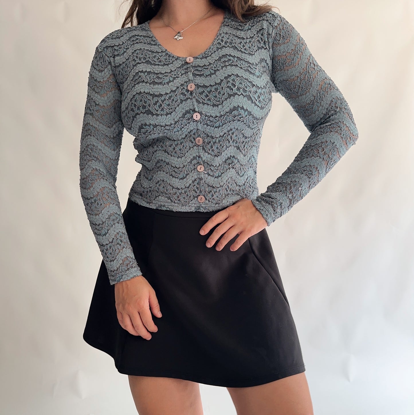 top vintage rendado (S-M)