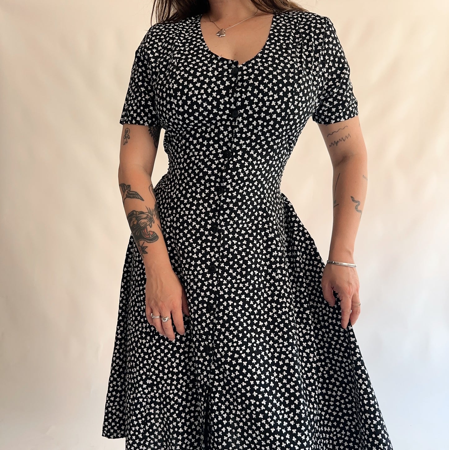 vestido vintage 90s (M-L)