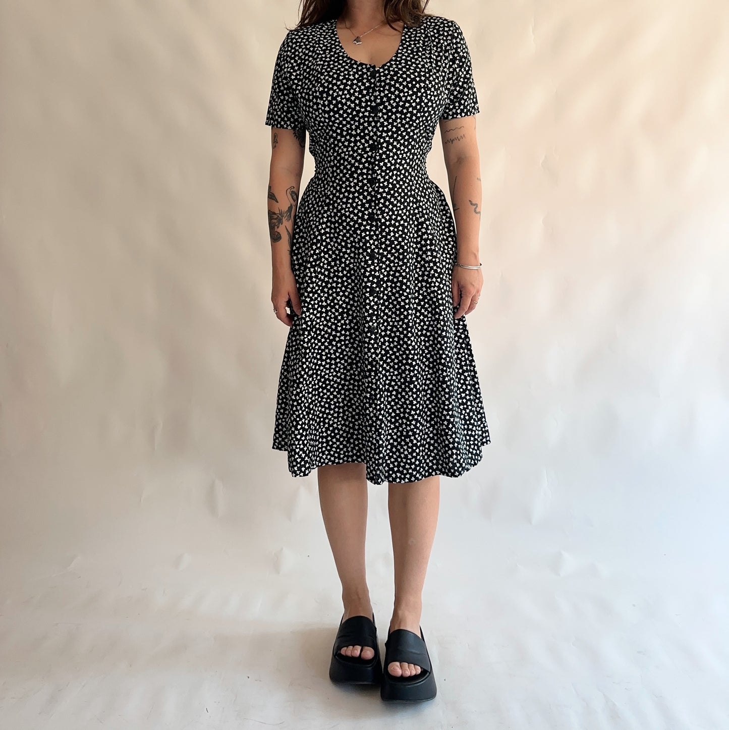 vestido vintage 90s (M-L)