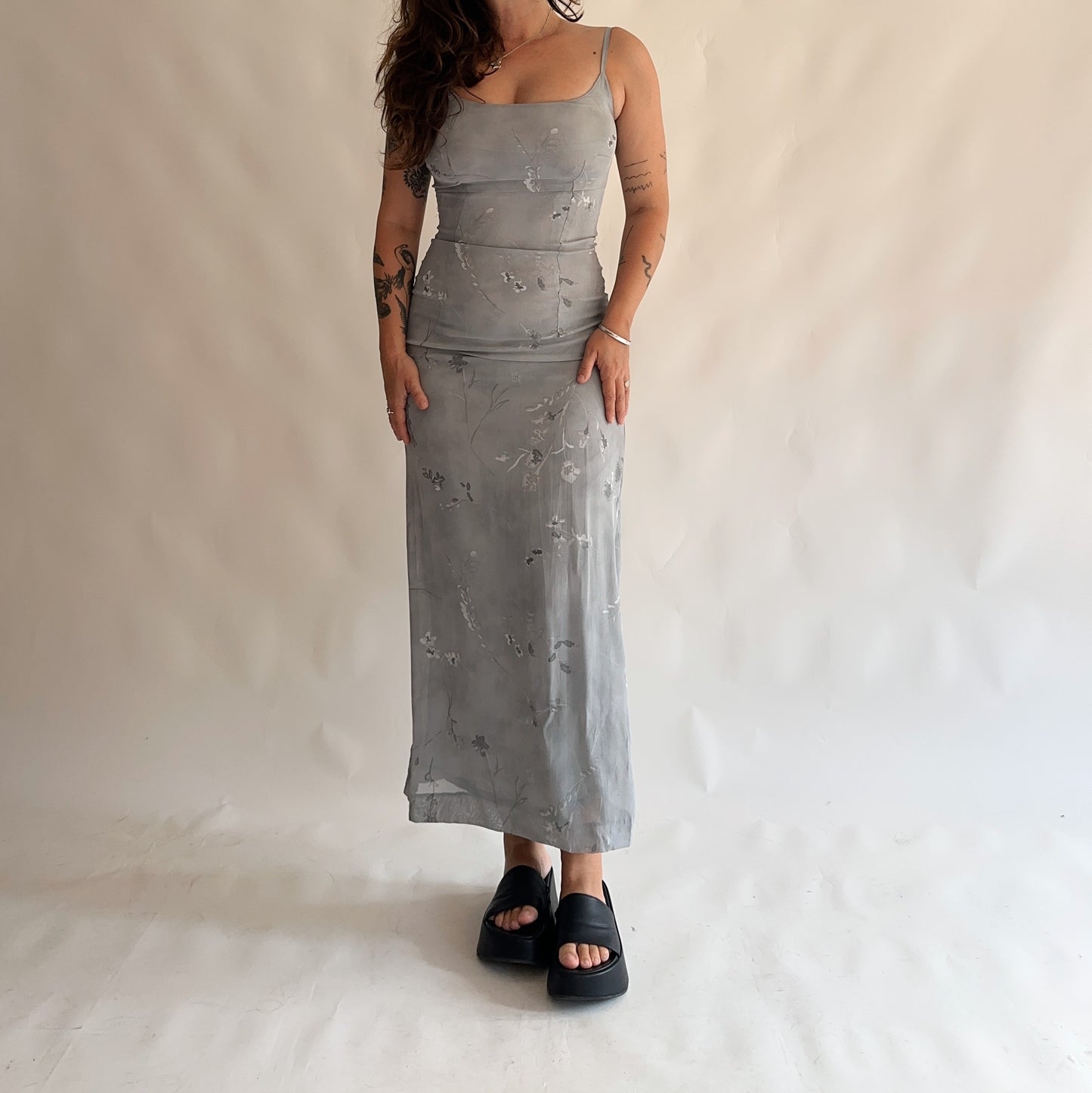 vestido vintage 90s (M)