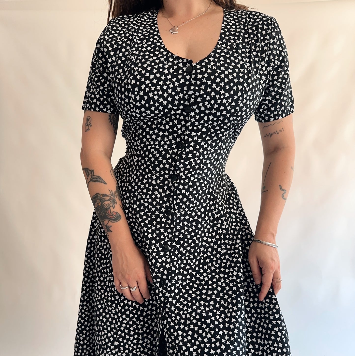 vestido vintage 90s (M-L)