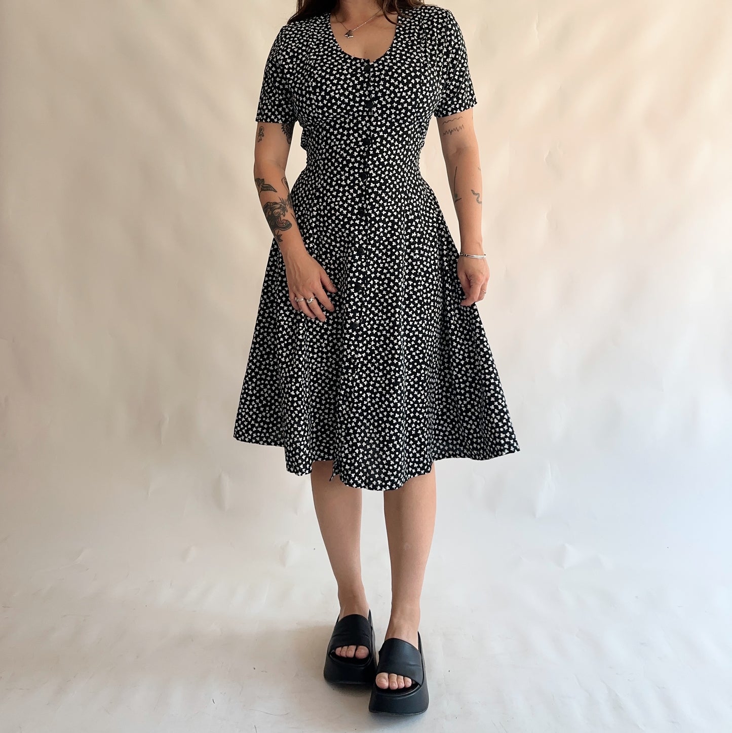 vestido vintage 90s (M-L)