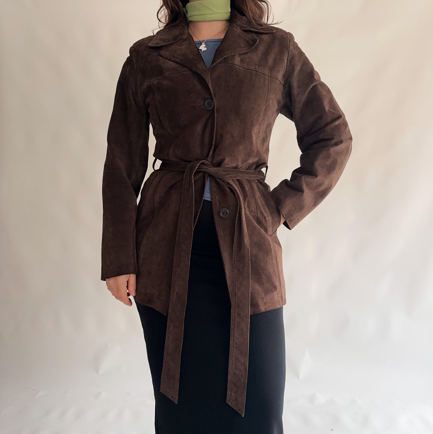 Casaco Vintage de Pele (S)