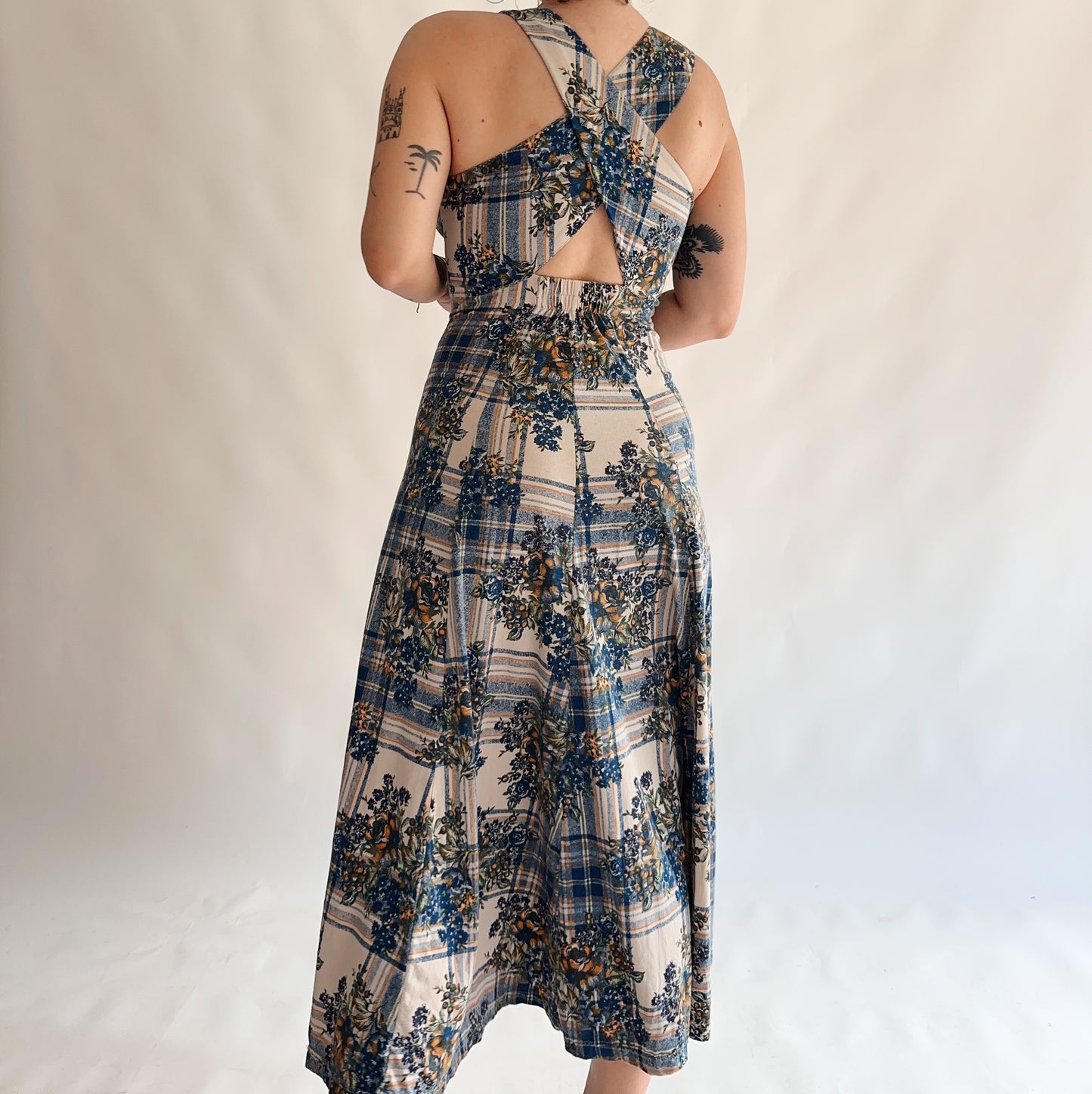 vestido vintage 90s longo (L)
