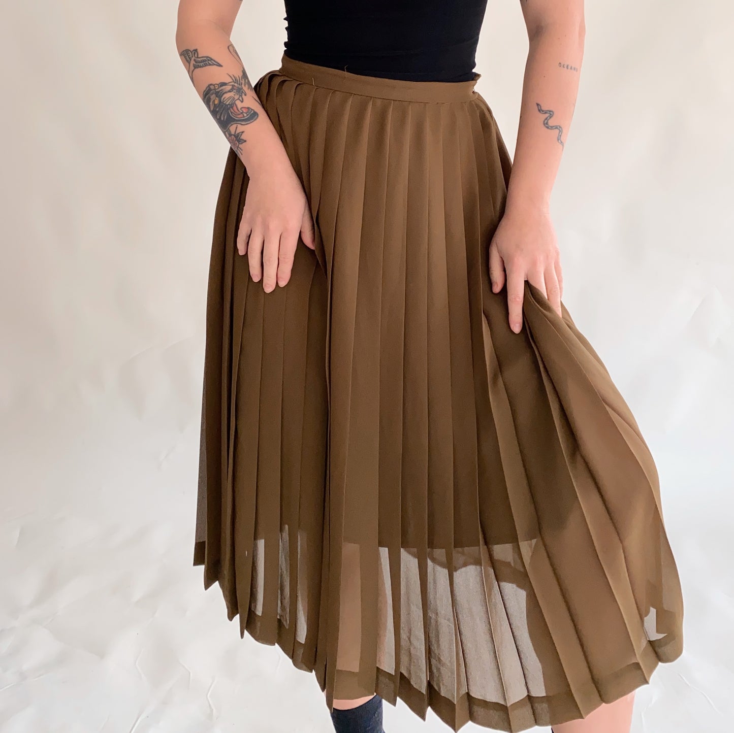 Vintage midi skirt (M)