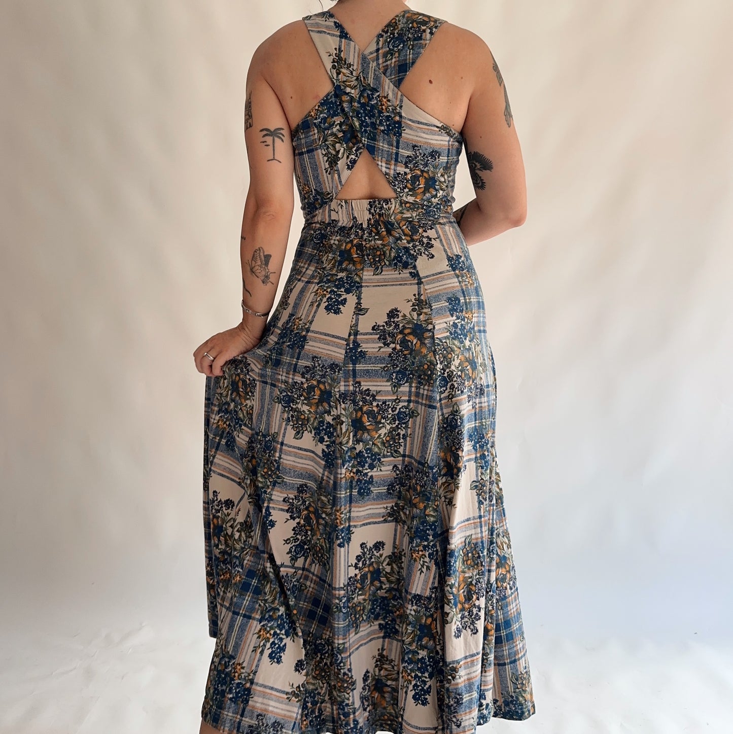 vestido vintage 90s longo (L)