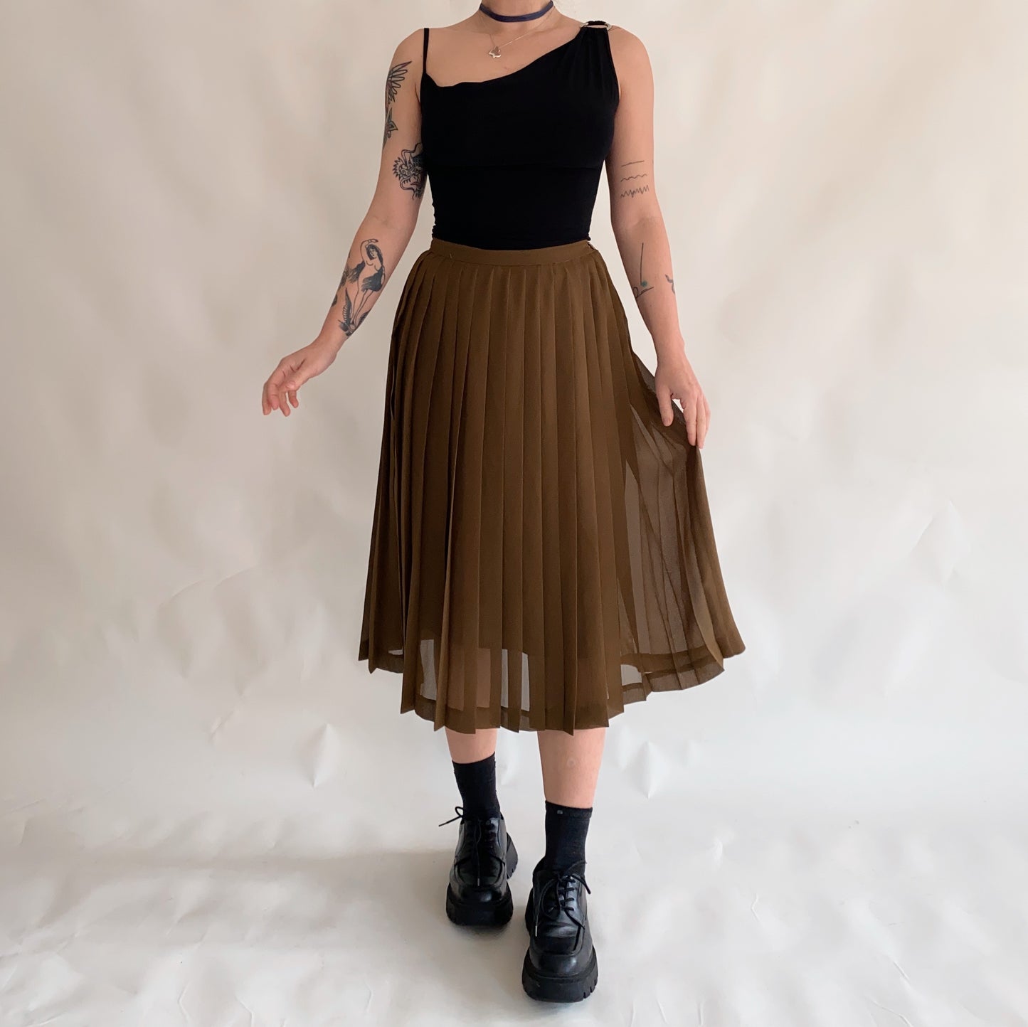 Vintage midi skirt (M)