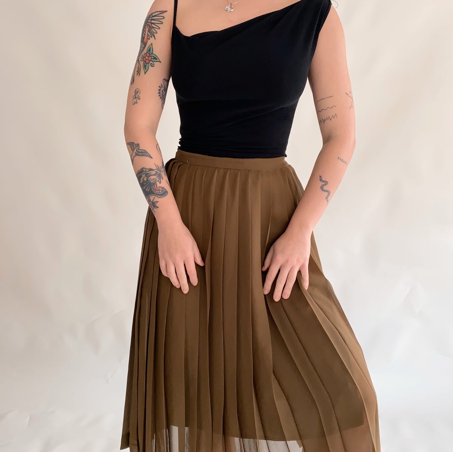 Vintage midi skirt (M)