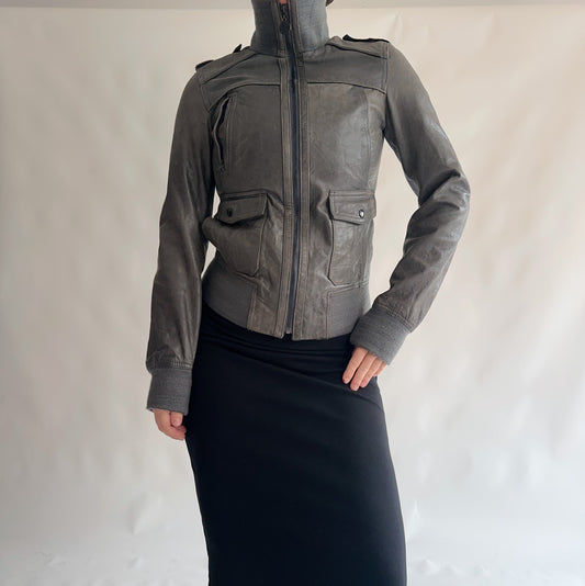 Jaqueta de Pele Vintage y2k (S-M)