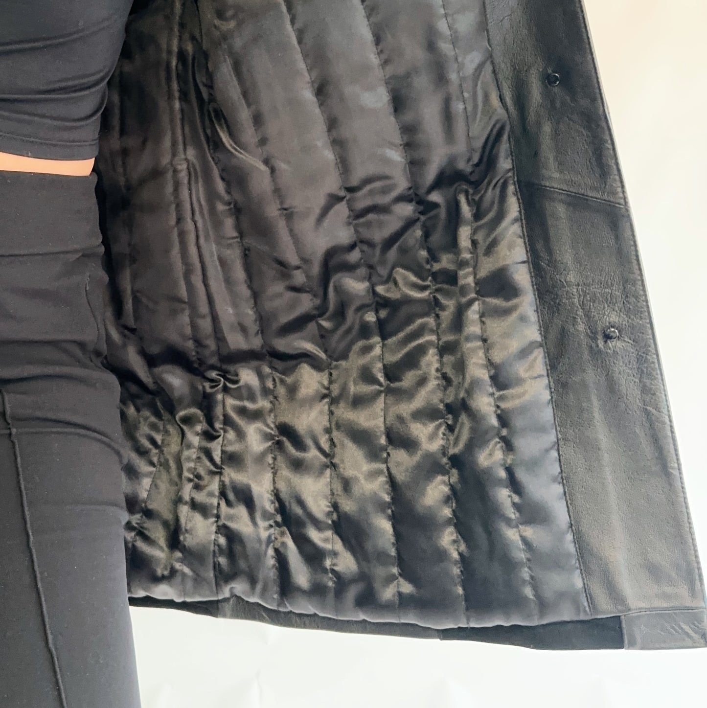 Casaco Vintage Patchwork de Pele (L-XL)