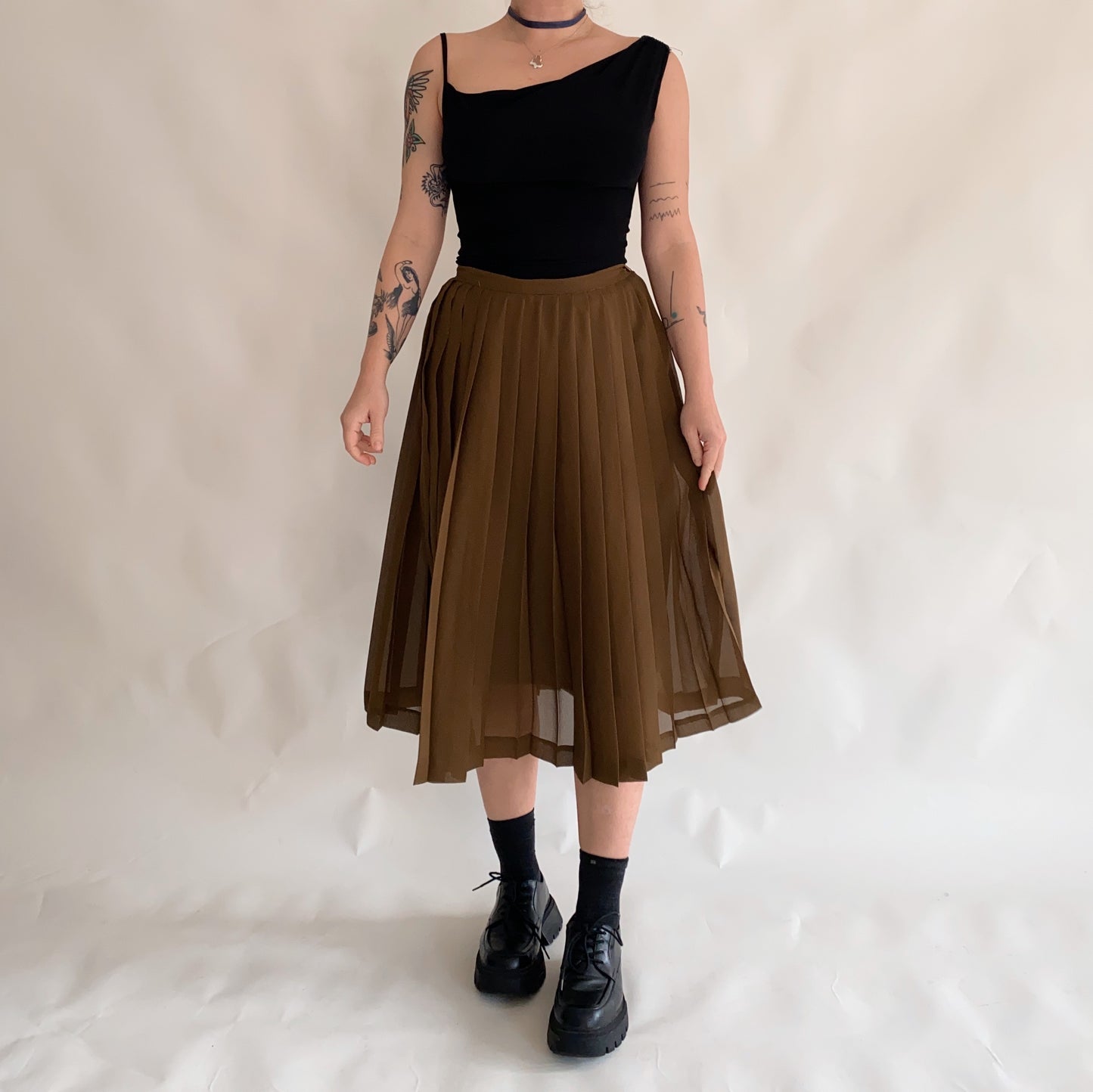 Vintage midi skirt (M)