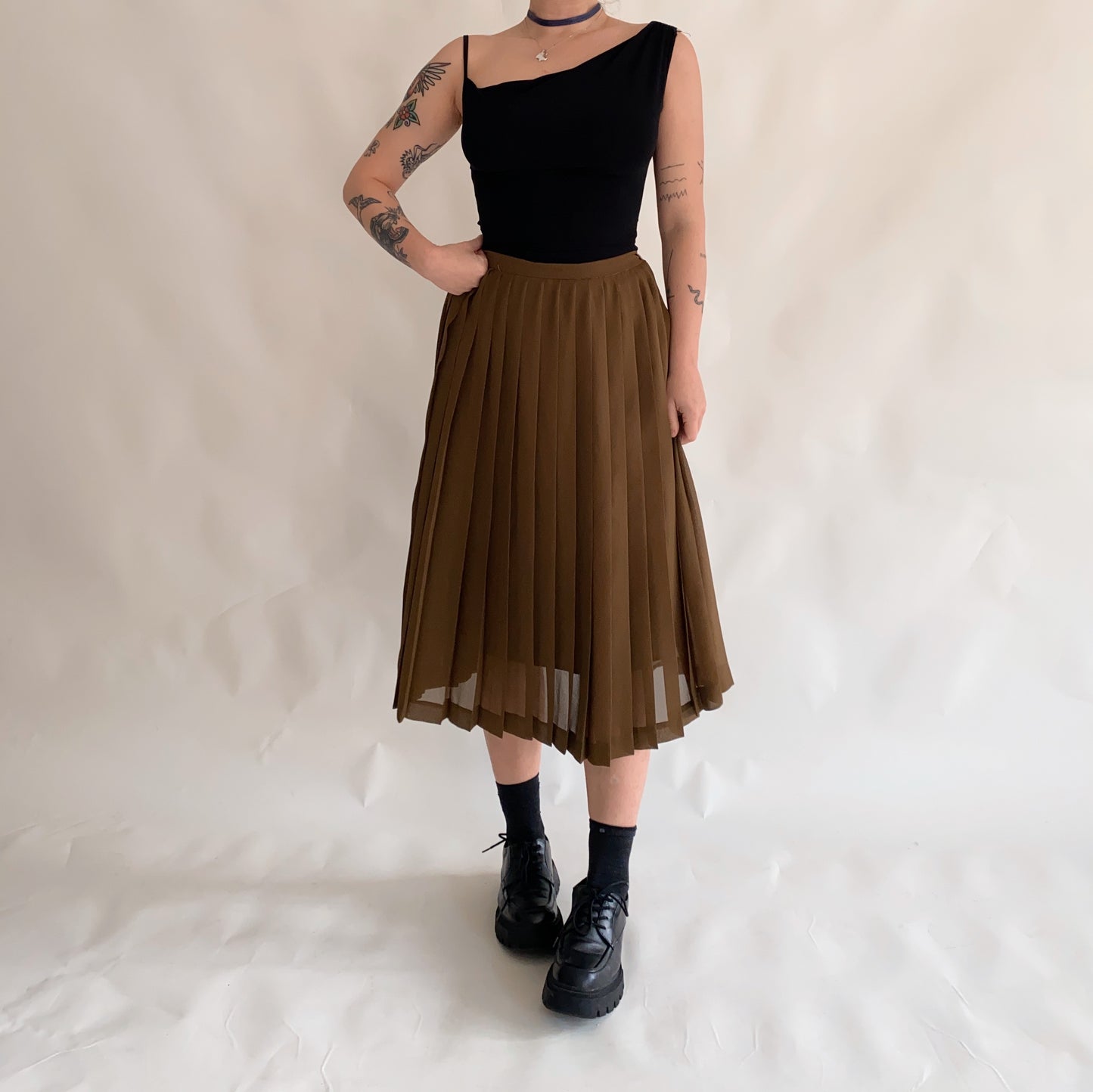 Vintage midi skirt (M)