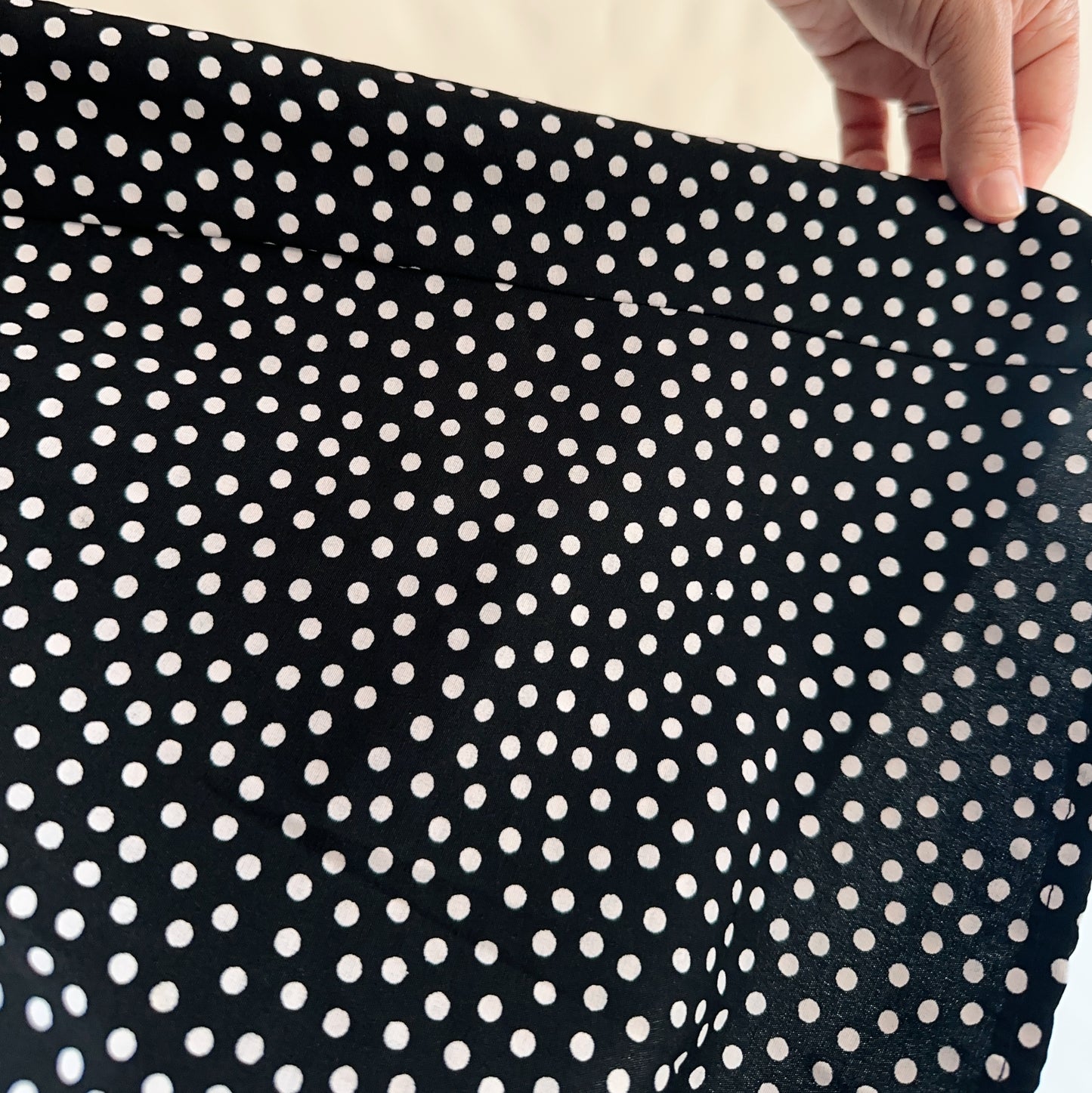 vestido vintage 90s polkadot (M-L)