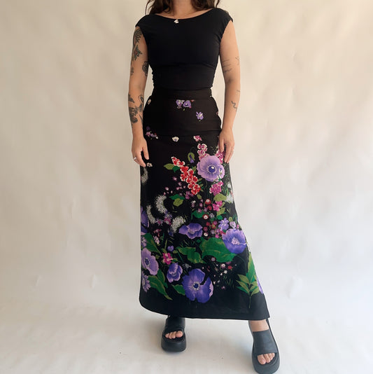 saia vinage maxi dos anos 70s (M)