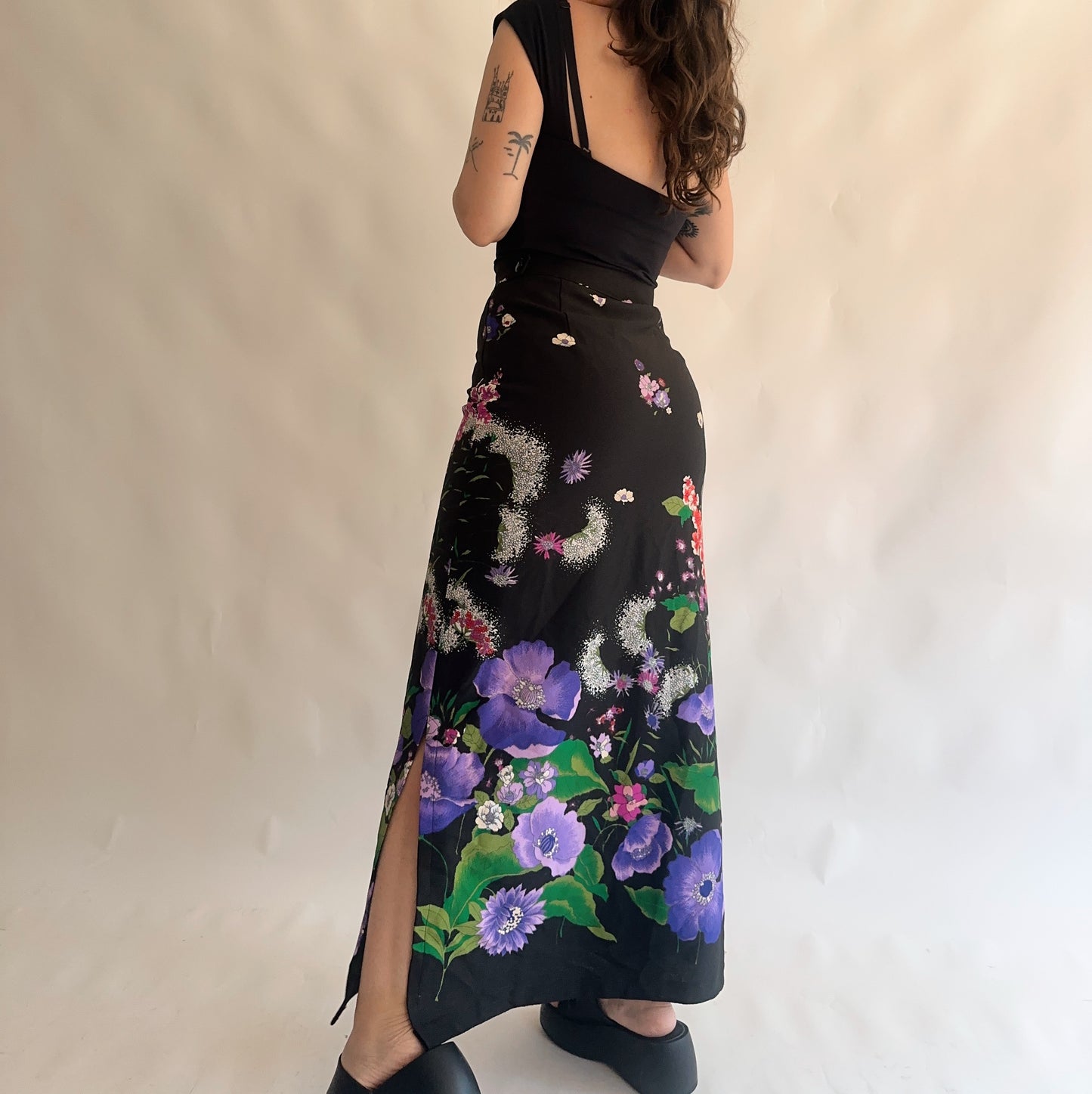 saia vinage maxi dos anos 70s (M)