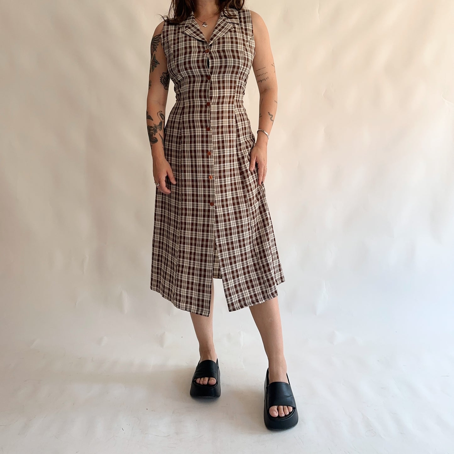 vestido vintage 90s (M-L)