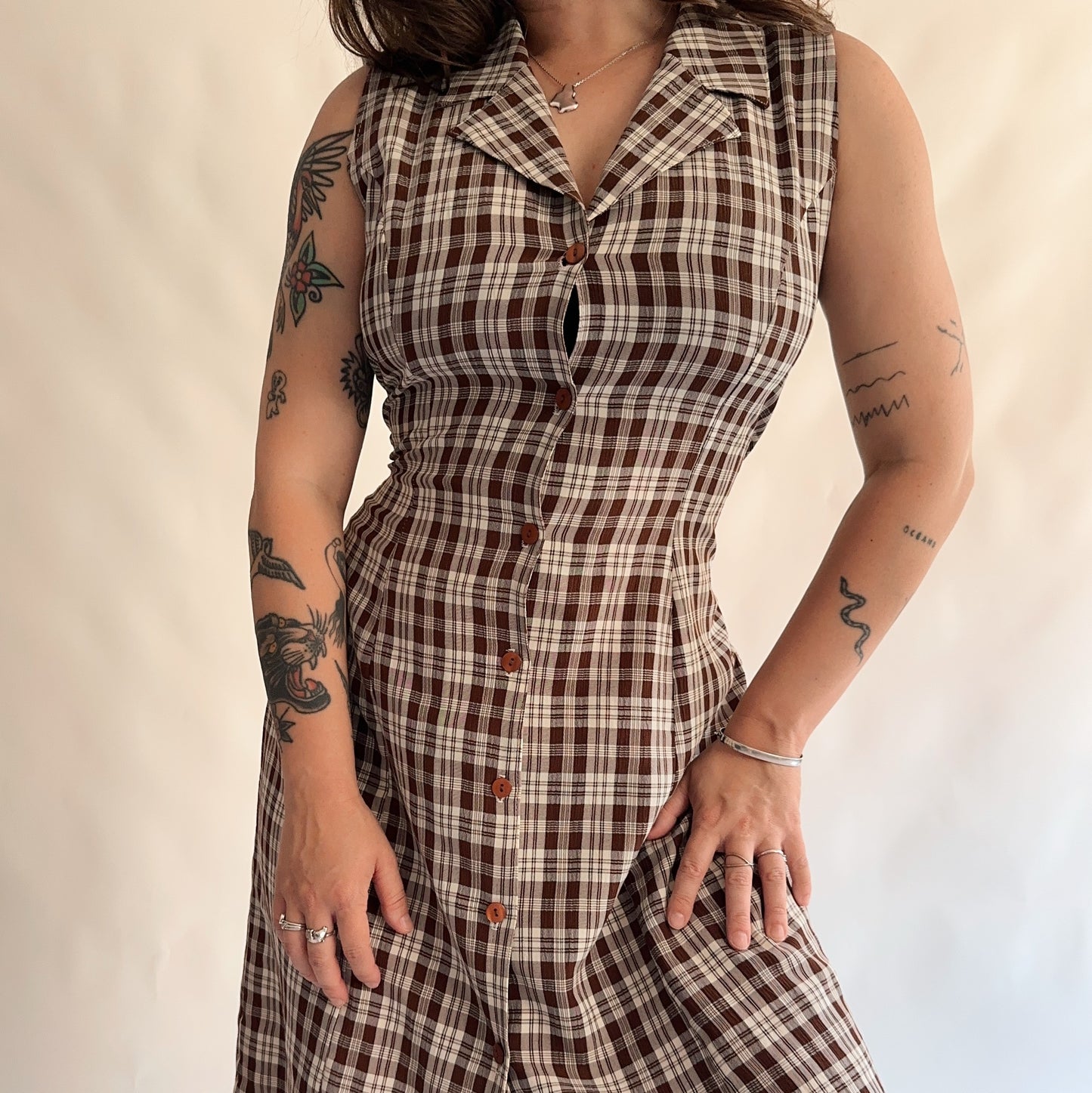 vestido vintage 90s (M-L)
