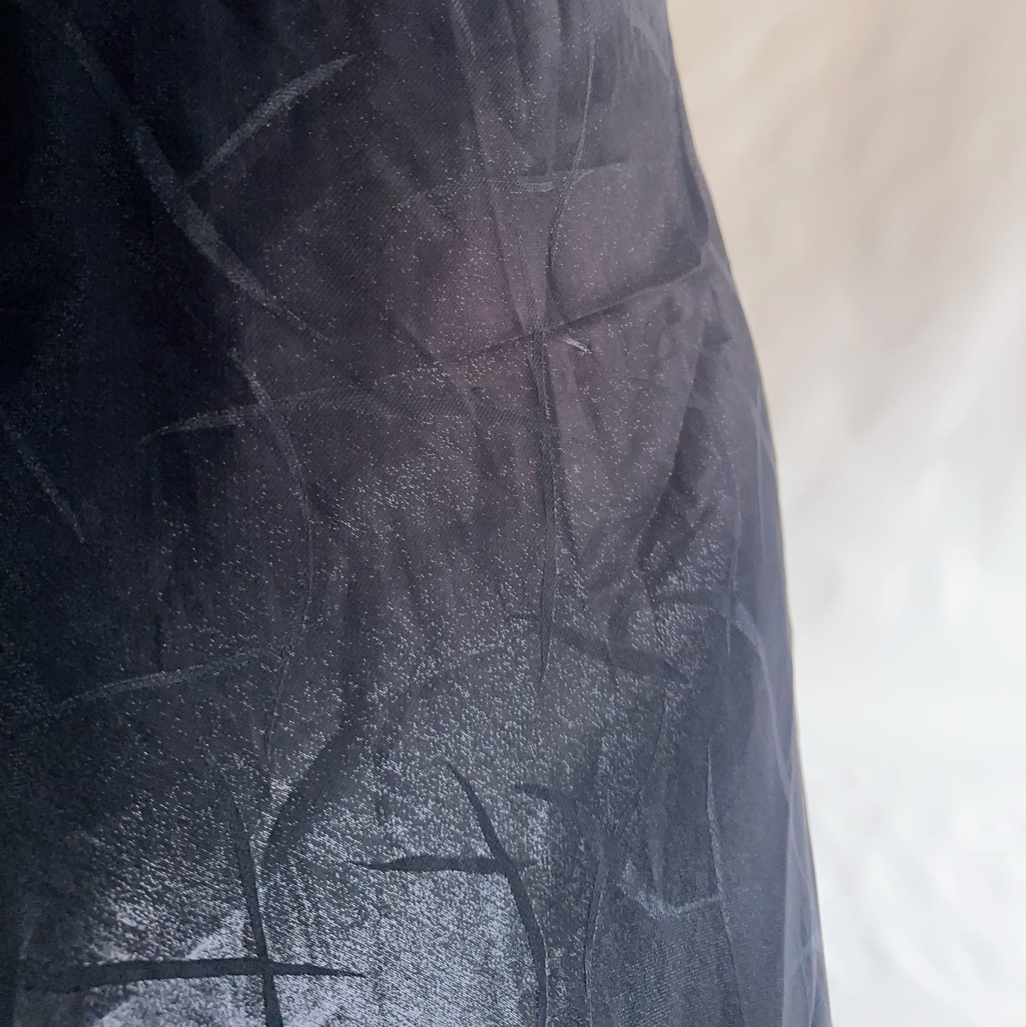 Vestido de cerimónia Vintage Maxi (L)