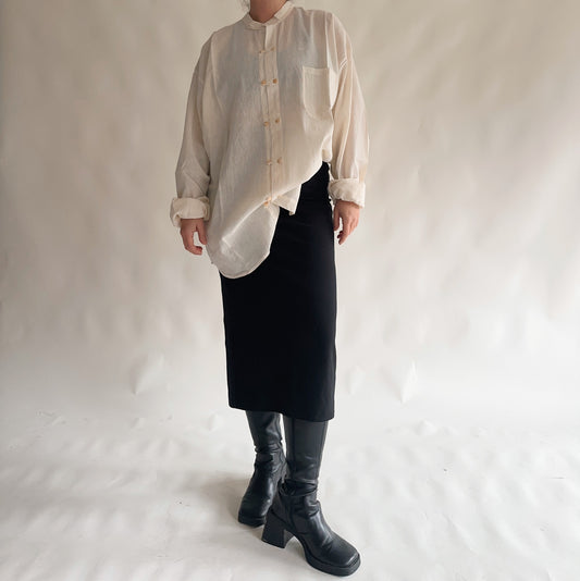 Camisa Vintage Linho Oversize (XXL)