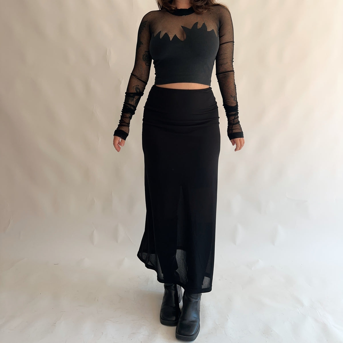 saia vintage italiana 90s maxi (S-M)