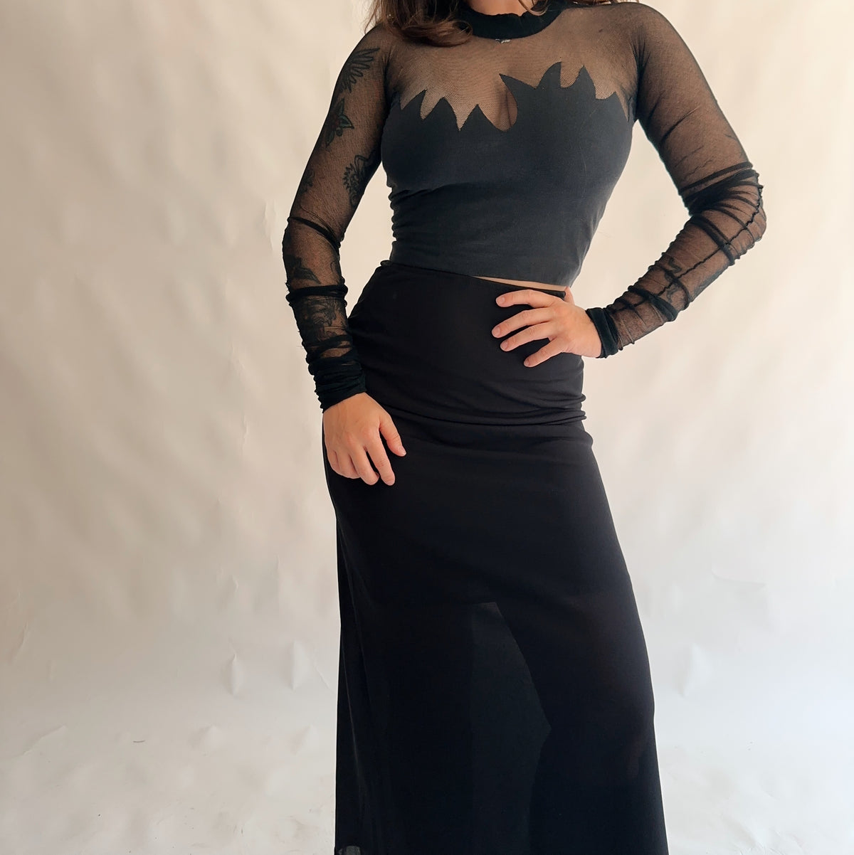 saia vintage italiana 90s maxi (S-M)
