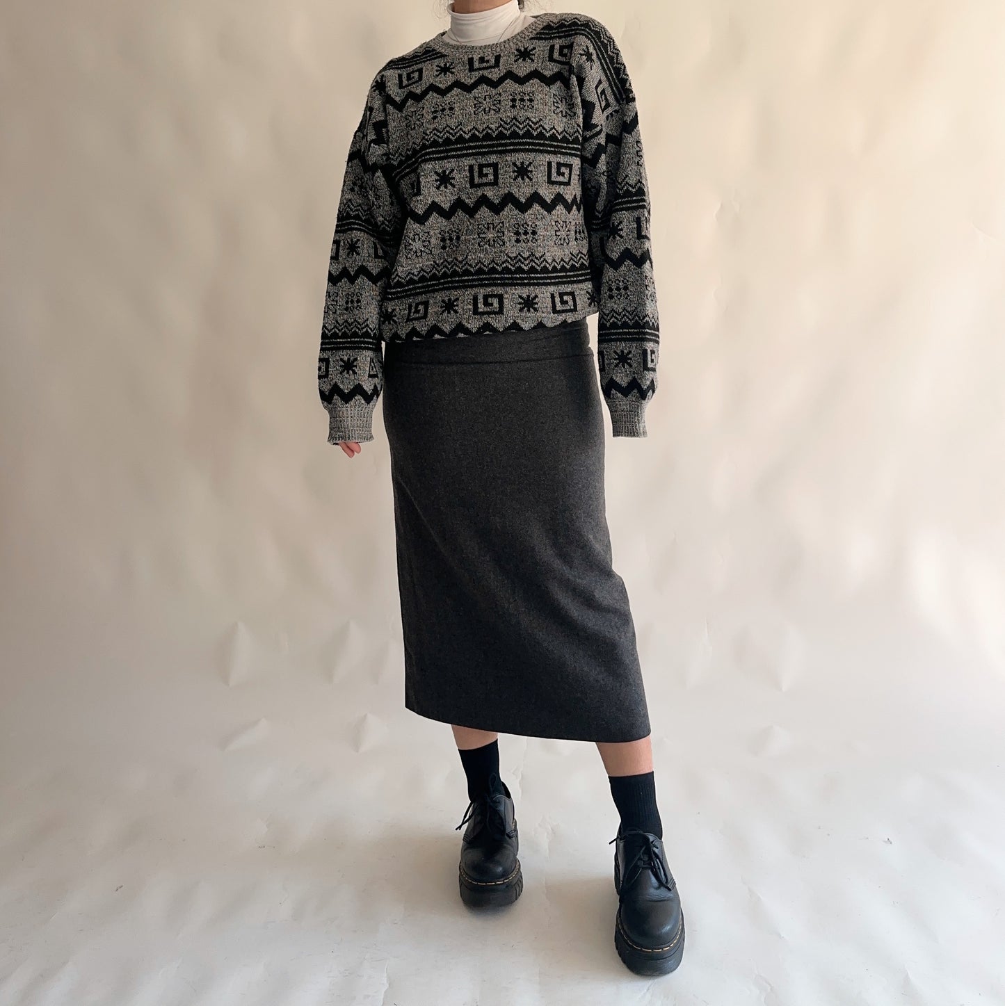 Saia Vintage Longa de Inverno (S)