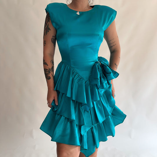 vestido vintage icónico dos anos80s(S)
