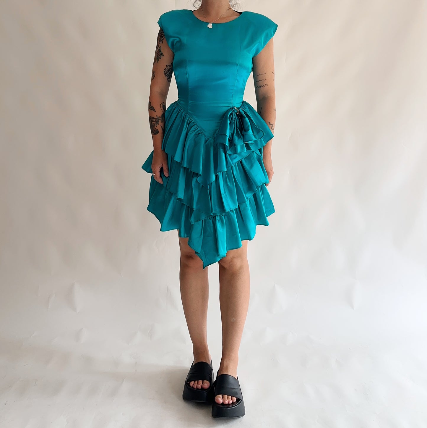 vestido vintage icónico dos anos80s(S)
