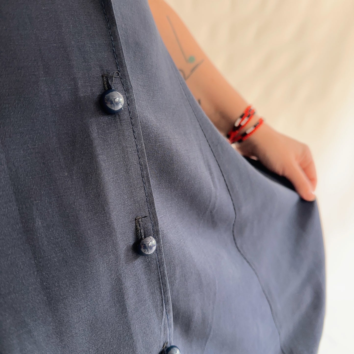 vestido vintage 90s curto (M)