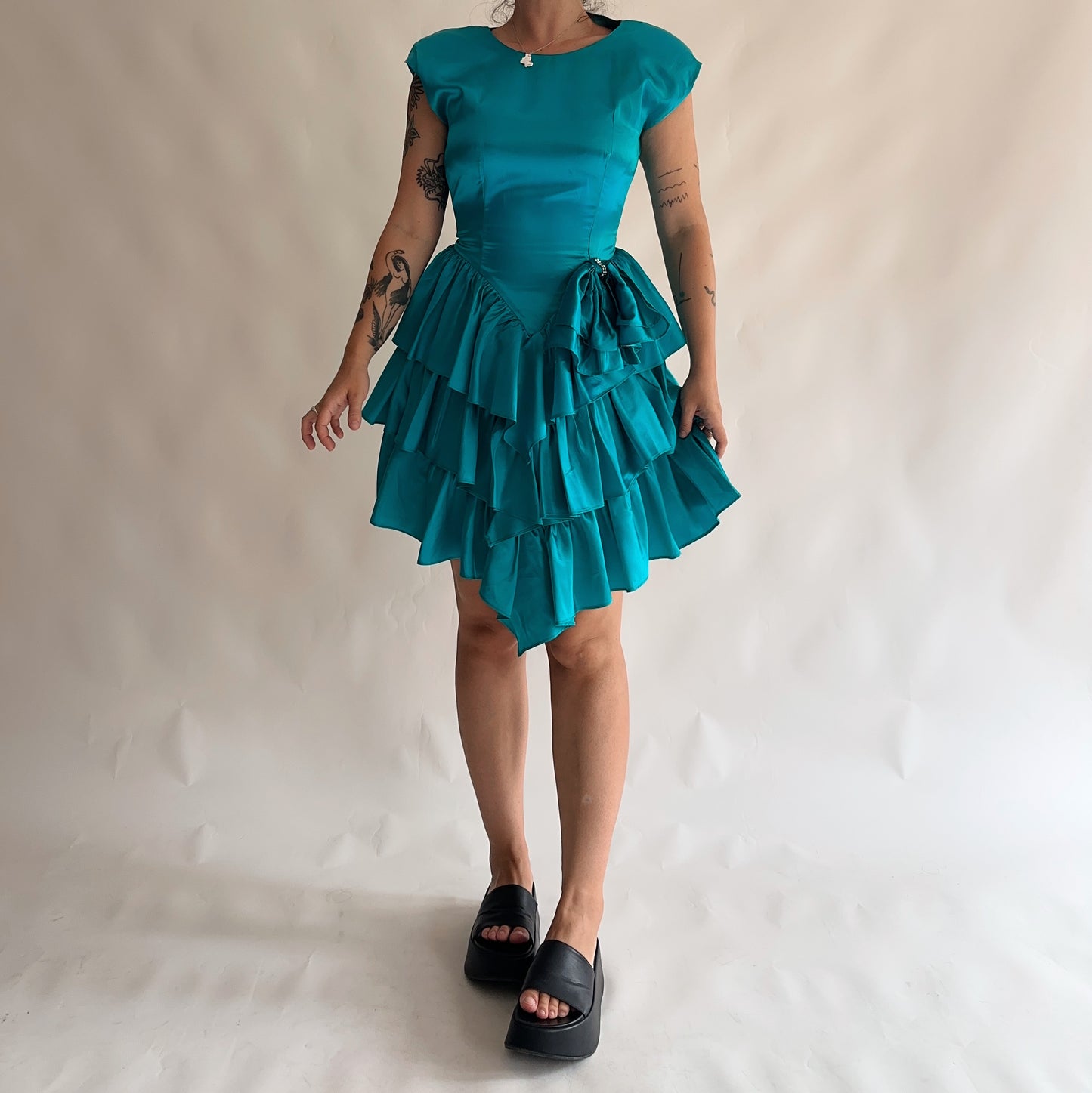 vestido vintage icónico dos anos80s(S)