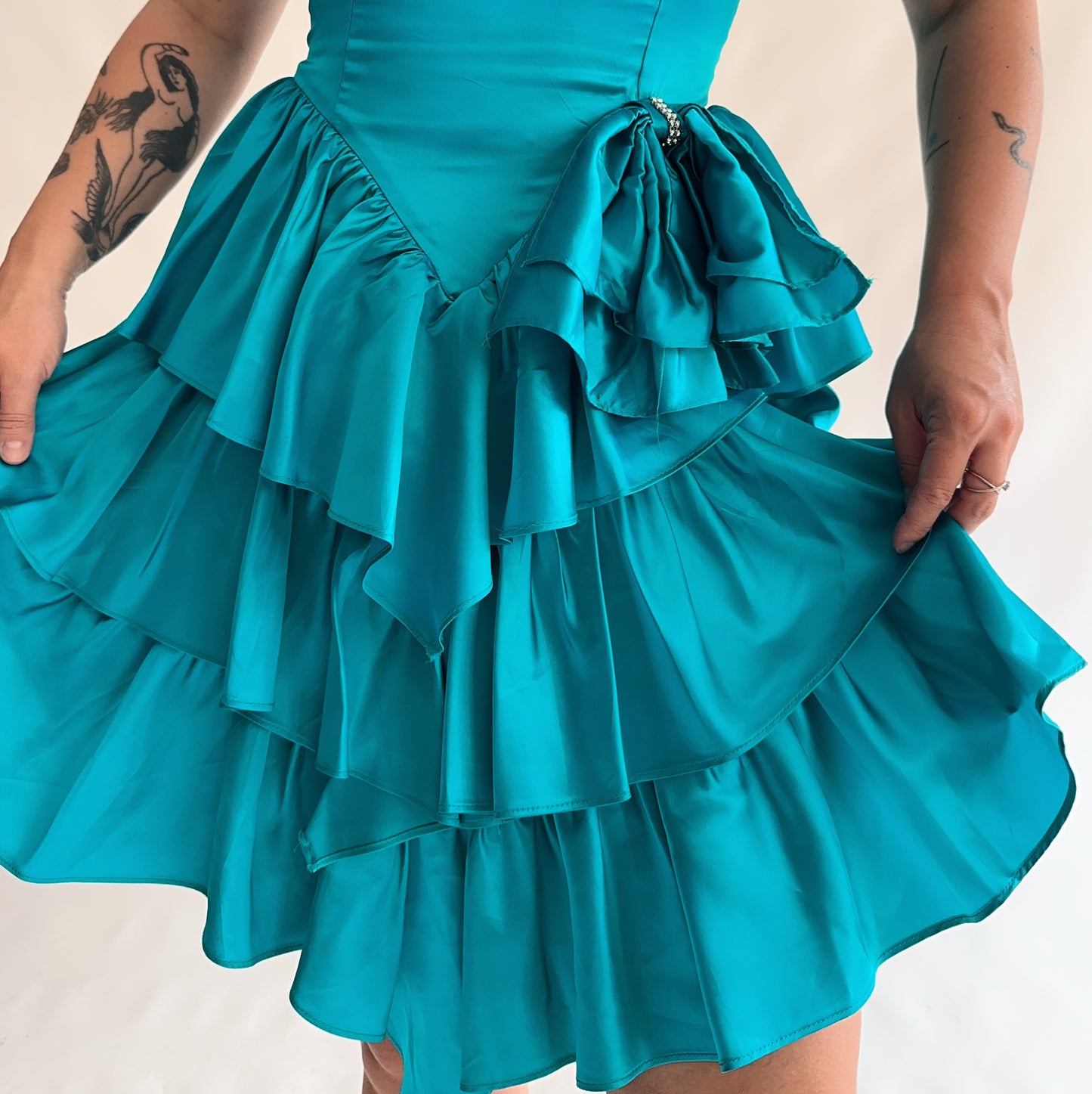 vestido vintage icónico dos anos80s(S)