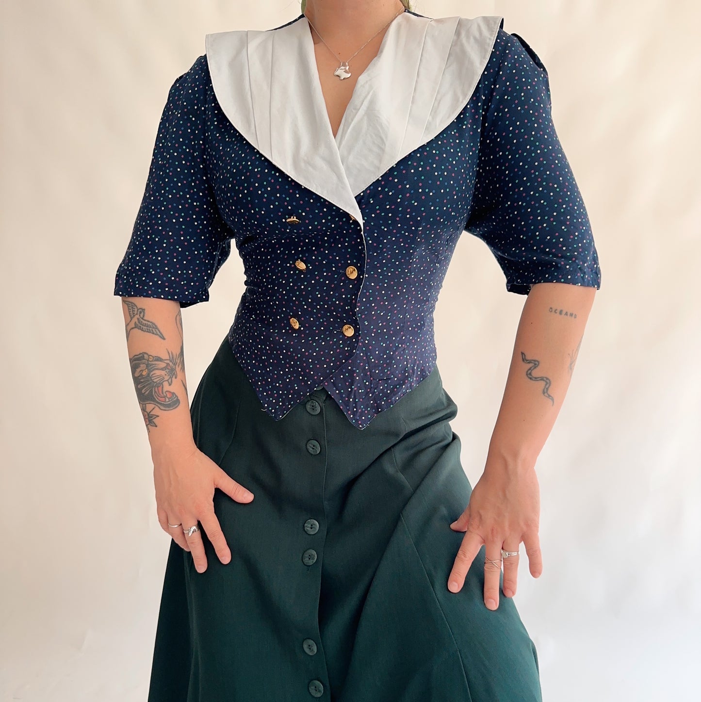 camisa vintage 80s (L)