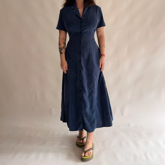vestido vintage 90s longo (L)