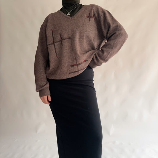 Camisola Vintage Lã de Merino (M-L)