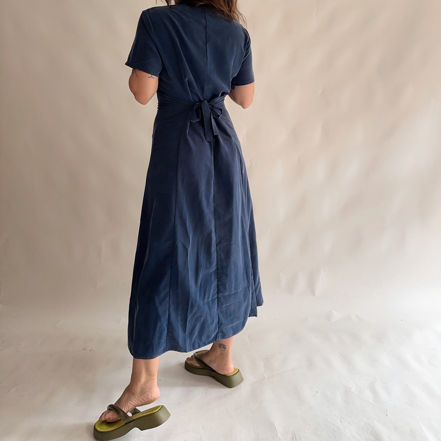 vestido vintage 90s longo (L)