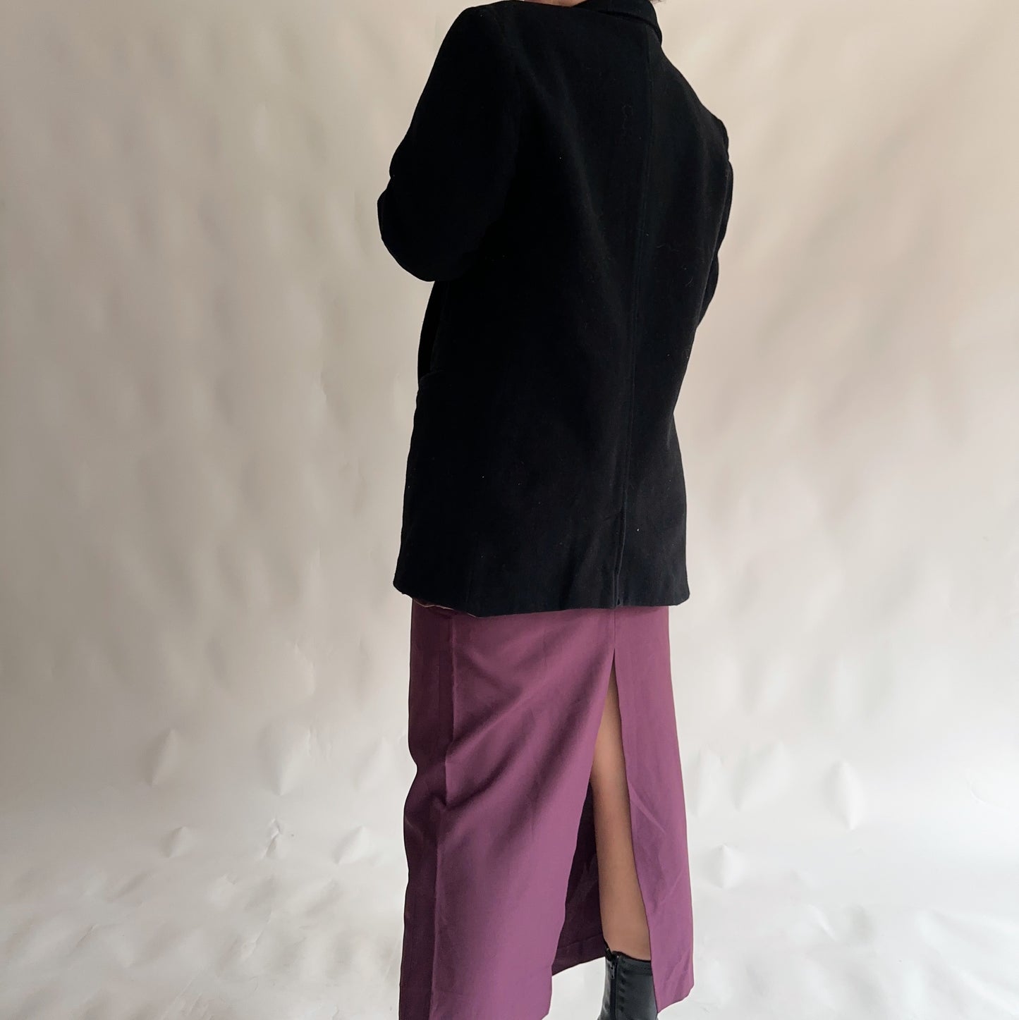 Vintage Wool and Cashmere Coat (M)