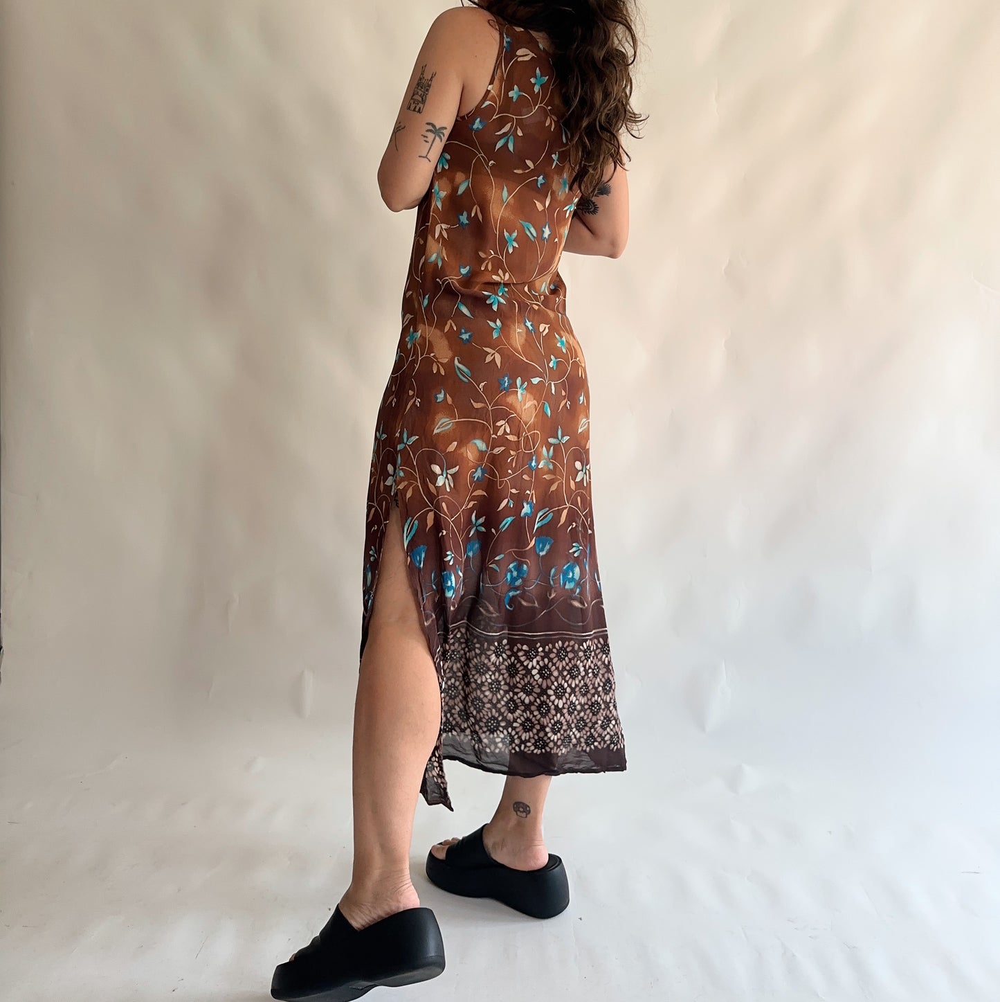 vestido vintage longo 90s (M)
