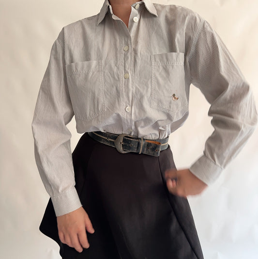 Camisa Vintage às riscas (M)
