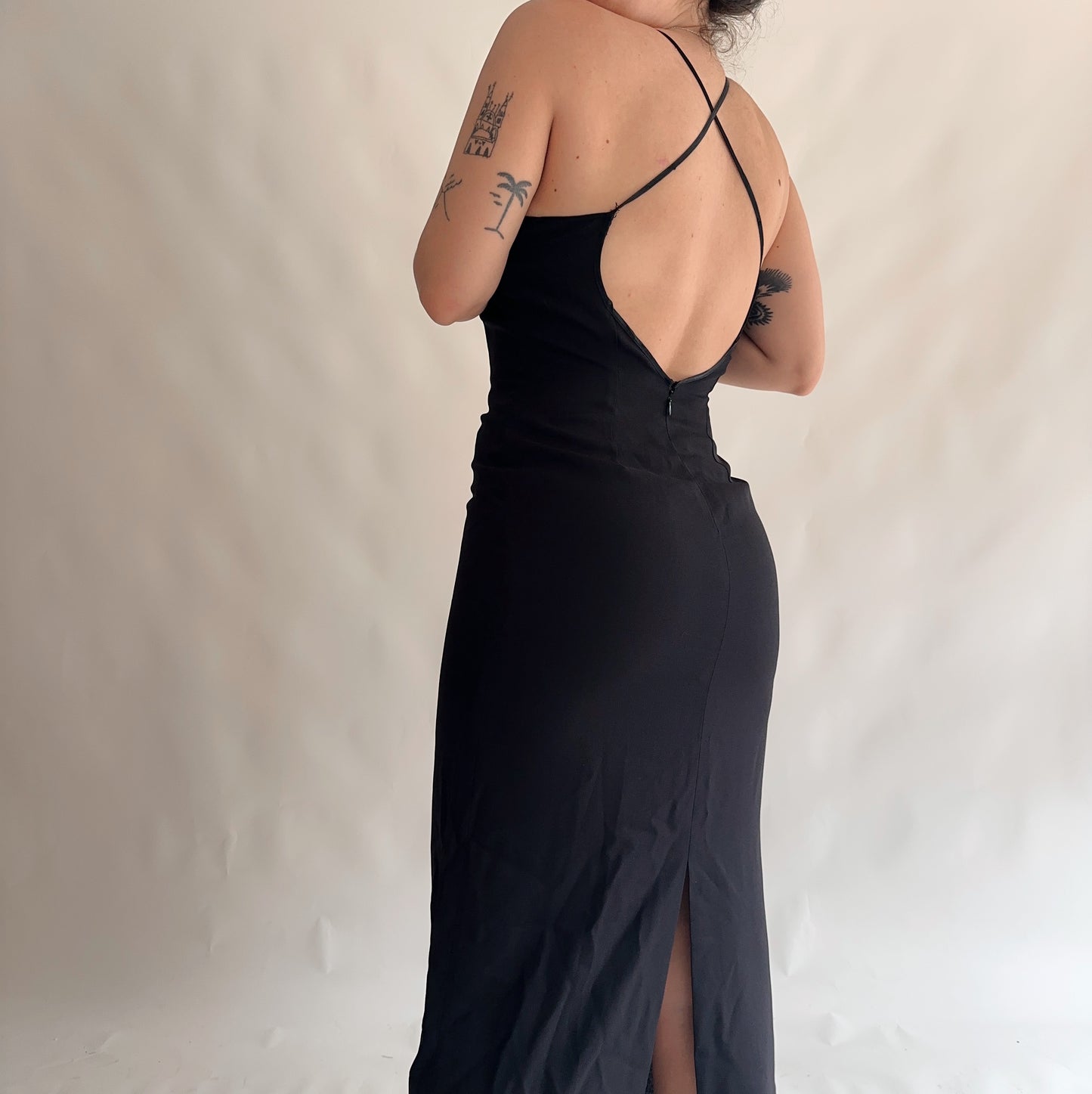 vestido vintage minimal 90s (M-L)