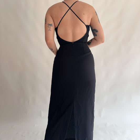 vestido vintage minimal 90s (M-L)