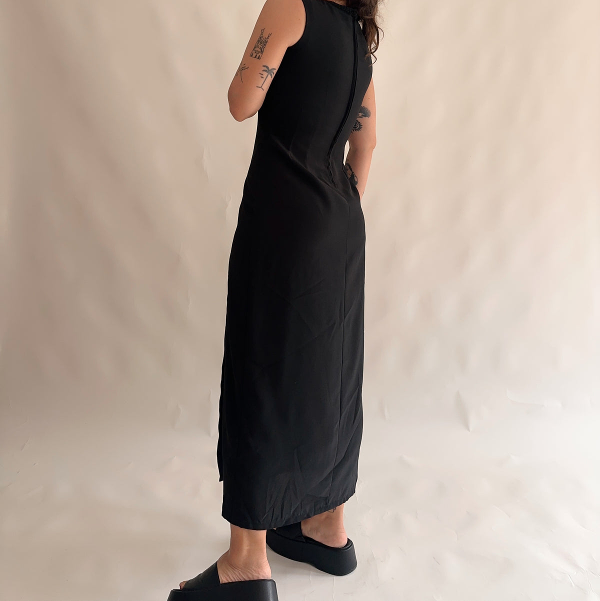 vestido vintage maxi 90s (M-L)