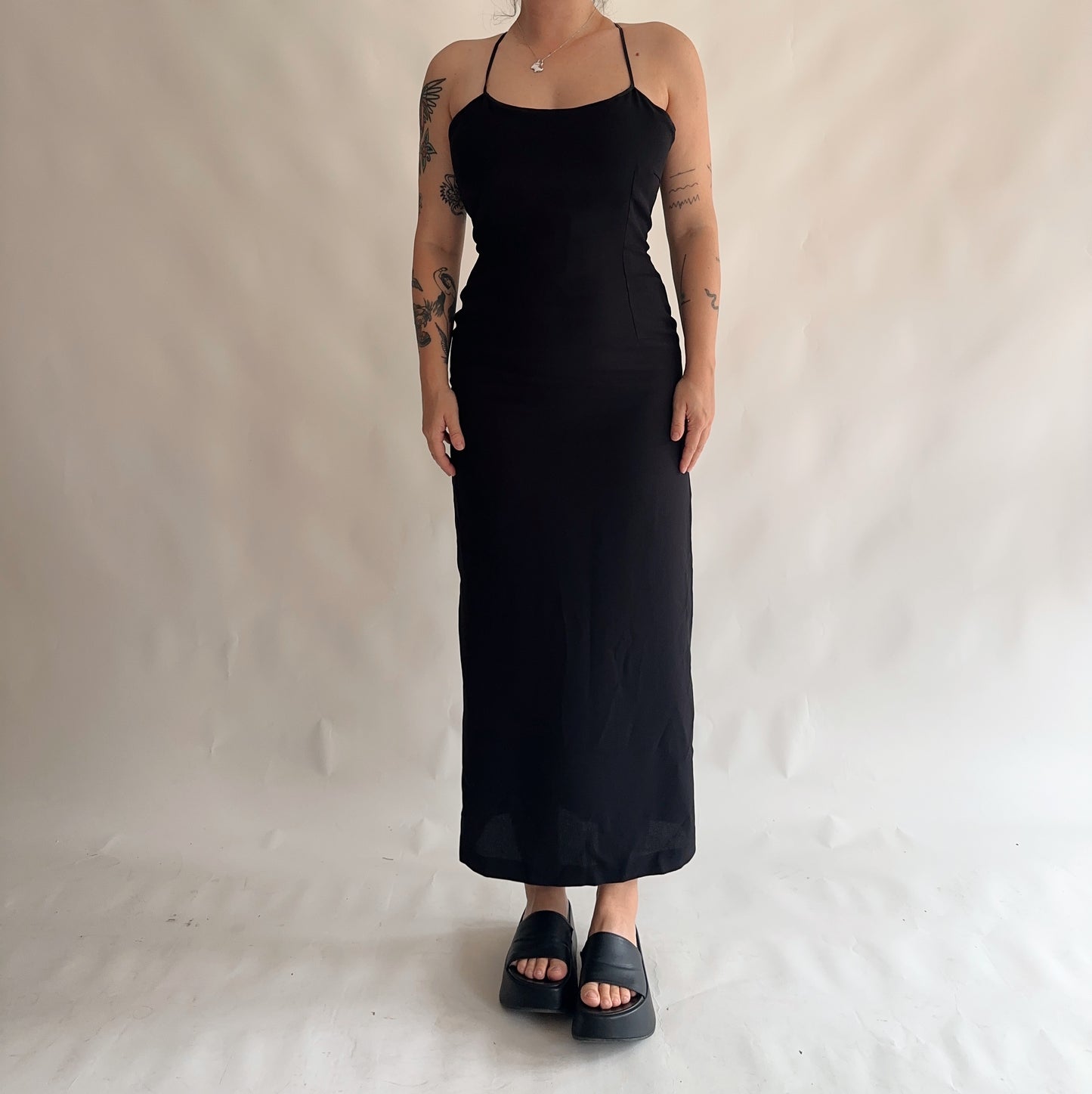 vestido vintage minimal 90s (M-L)