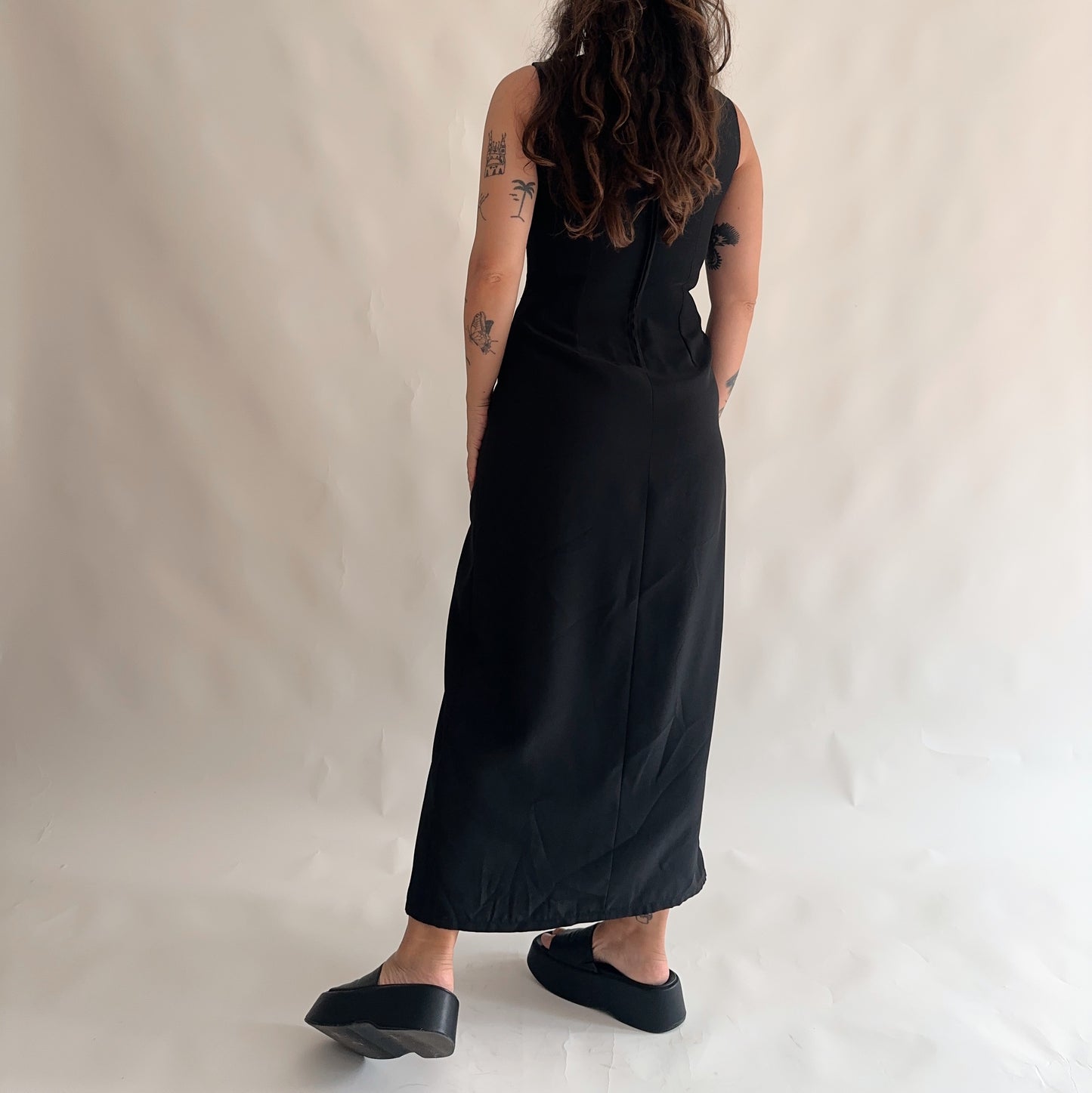 vestido vintage maxi 90s (M-L)