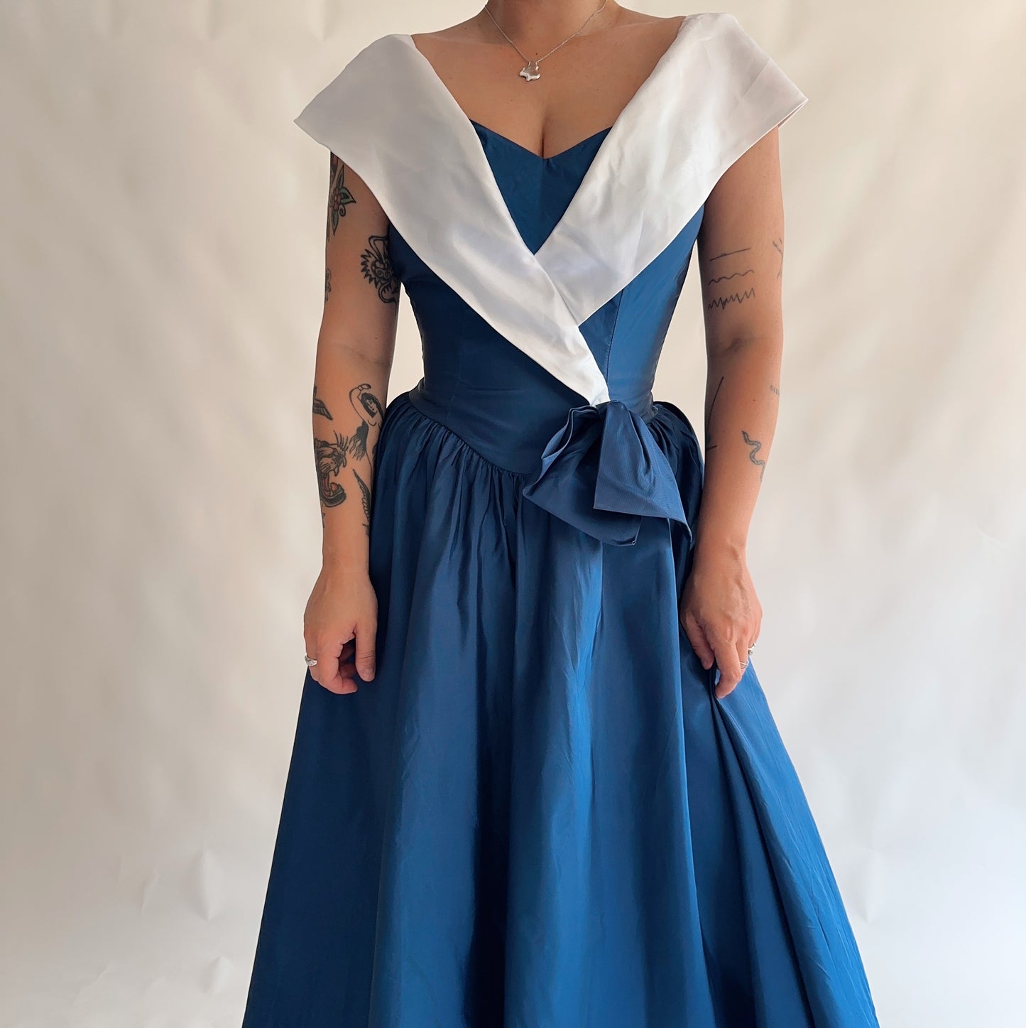 vestido vintage 80s made in USA (S)